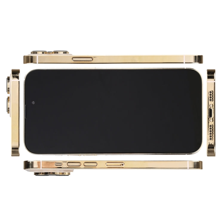 For iPhone 14 Pro Black Screen Non-Working Fake Dummy Display Model (Gold) - For iPhone & iPad by buy2fix | Online Shopping UK | buy2fix