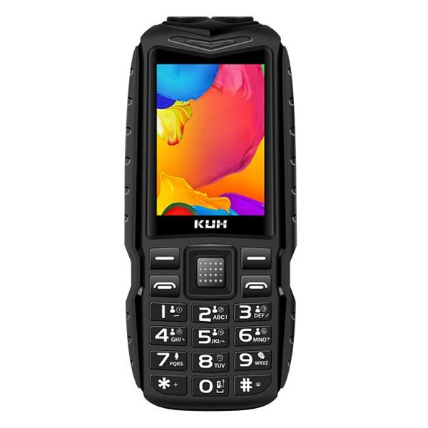 KUH T3 Rugged Phone, Dustproof Shockproof, MTK6261DA, 2400mAh Battery, 2.4 inch, Dual SIM(Black) - Others by iMAN | Online Shopping UK | buy2fix