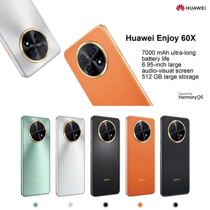 Huawei Enjoy 60X 512GB STG-AL00, China Version, Dual Back Cameras, Side Fingerprint Identification, 7000mAh Battery, 6.95 inch HarmonyOS 3.0 Qualcomm Snapdragon 680 Octa Core 2.4GHz, Network: 4G, OTG, NFC, Not Support Google Play(Orange) - Huawei Mate & P by Huawei | Online Shopping UK | buy2fix