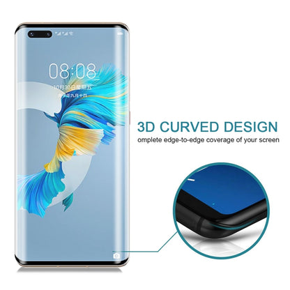 For Huawei Mate 40 Pro 3D Curved Edge Full Screen Tempered Glass Film - Mobile Accessories by buy2fix | Online Shopping UK | buy2fix