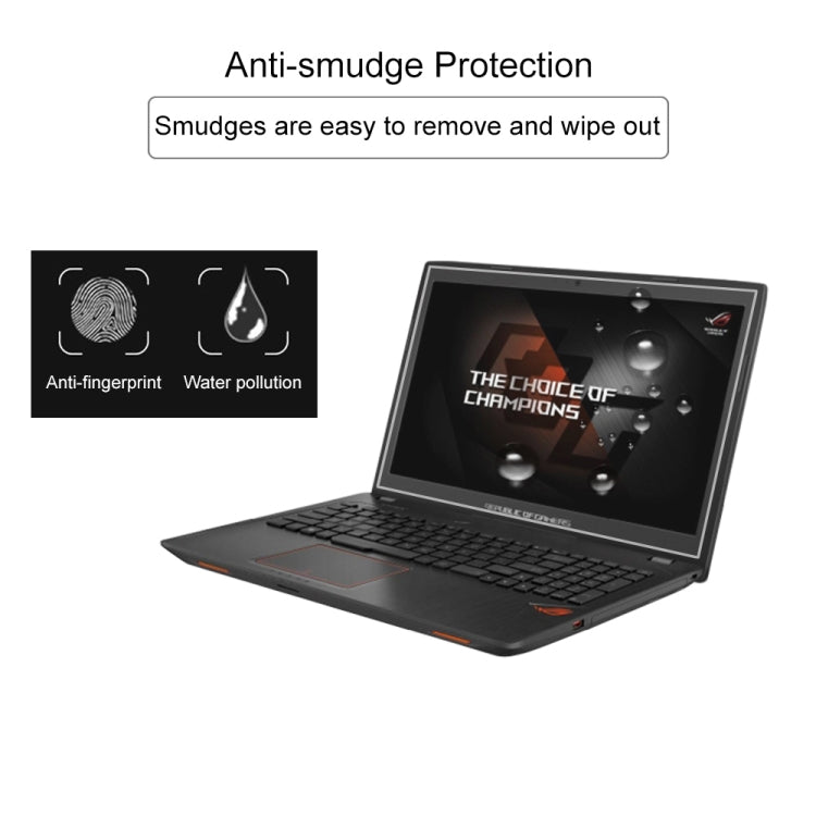 Laptop Screen HD Tempered Glass Protective Film for ASUS ROG GL553VE 15.6 inch -  by buy2fix | Online Shopping UK | buy2fix