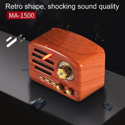 Elvis Angel MA-1500 Retro Bluetooth HiFi Radio Speaker with Colorful LED Light, Support USB & FM & 3.5mm Aux - Mini Speaker by buy2fix | Online Shopping UK | buy2fix