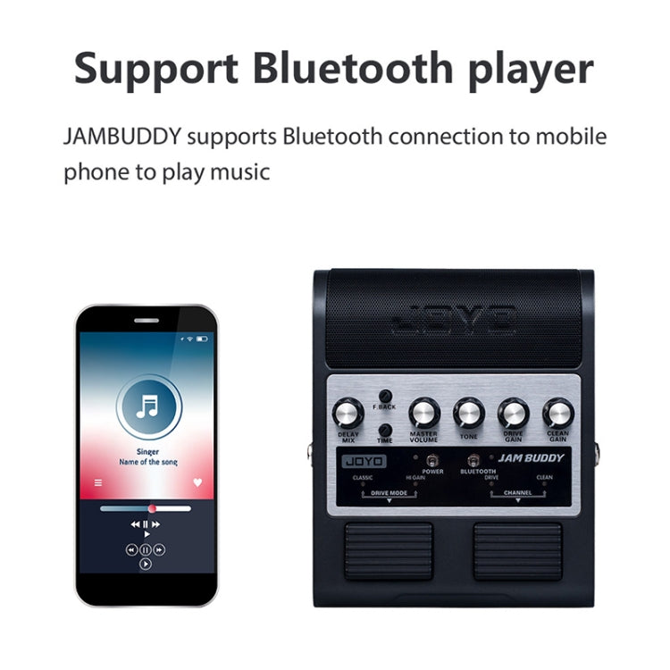 JOYO JAM BUDDY Bluetooth 4.0 Dual Channel with Effector Charging Guitar Small Speaker(Orange) - Stringed Instruments by buy2fix | Online Shopping UK | buy2fix