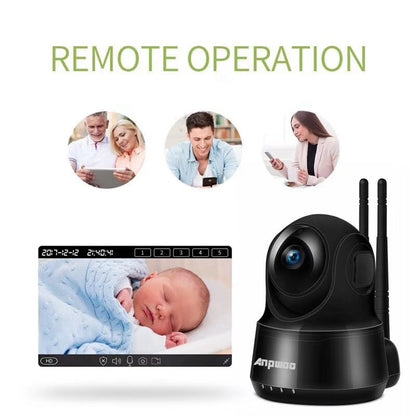 Anpwoo Guardian 2.0MP 1080P 1/3 inch CMOS HD WiFi IP Camera, Support Motion Detection / Night Vision(Black) - Security by Anpwoo | Online Shopping UK | buy2fix