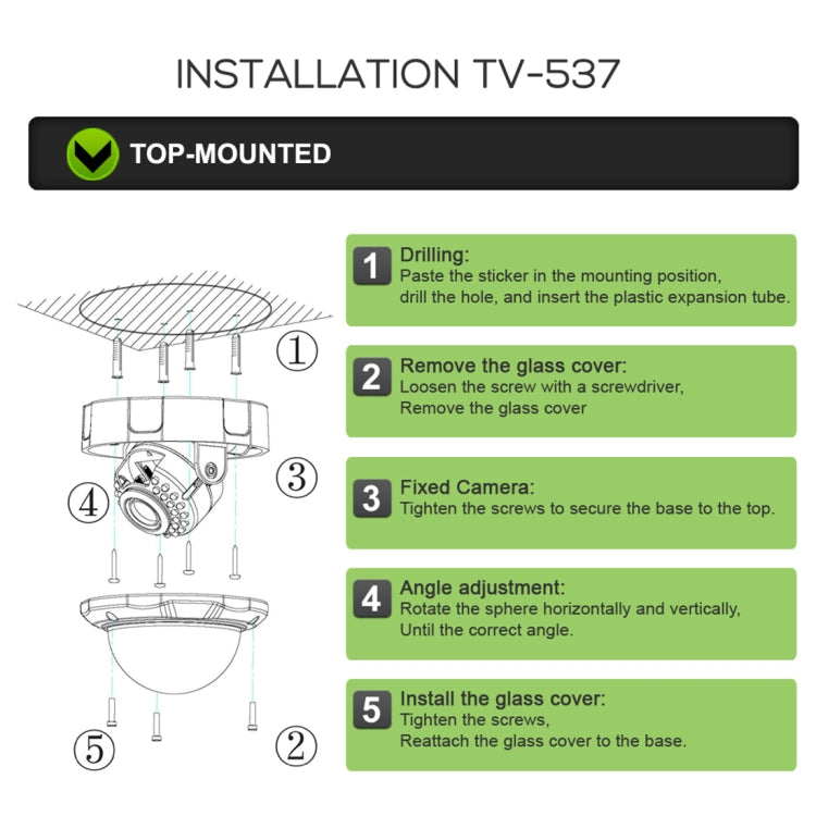 TV-537H5/IP AF POE H.264++ 5MP IP Dome Camera Auto Focus 4x Zoom 2.8-12MM Lens Surveillance Cameras(White) - Security by buy2fix | Online Shopping UK | buy2fix