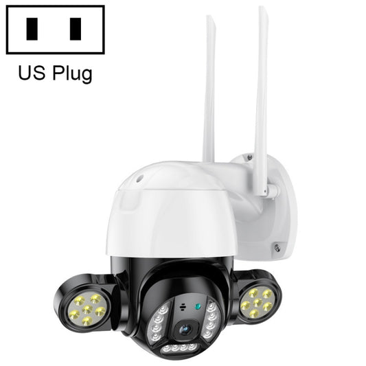 QX55 3.0 Million Pixels IP65 Waterproof 2.4G Wireless IP Camera, Support Motion Detection & Two-way Audio & Night Vision & TF Card, US Plug - Security by buy2fix | Online Shopping UK | buy2fix