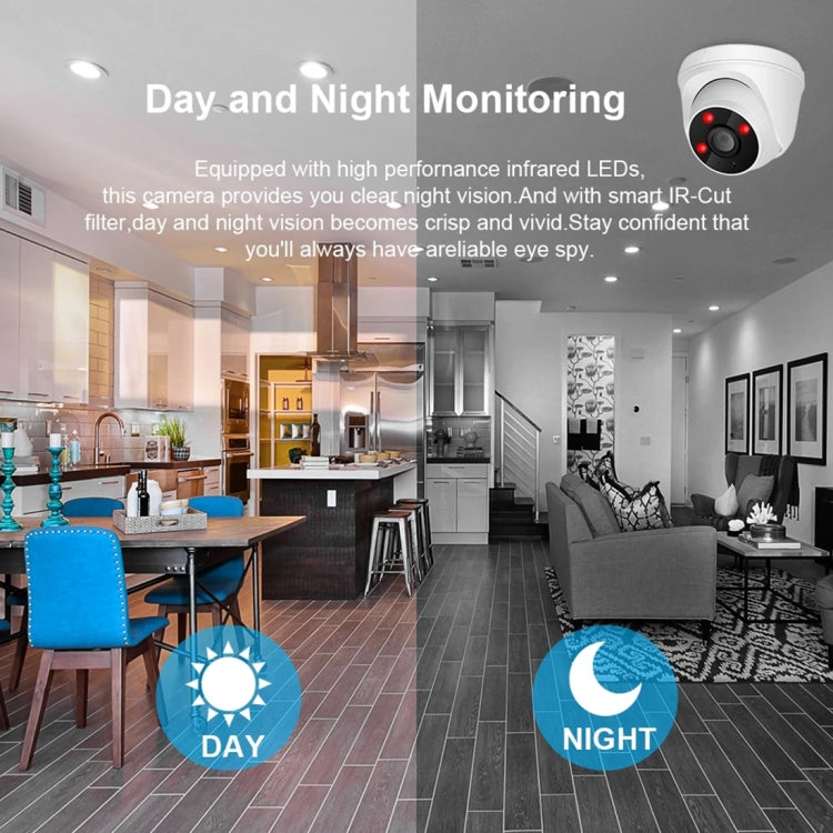 533W / IP POE (Power Over Ethernet) 720P IP Camera Home Security Surveillance Camera, Support Night Vision & Phone Remote View(White) - Security by buy2fix | Online Shopping UK | buy2fix