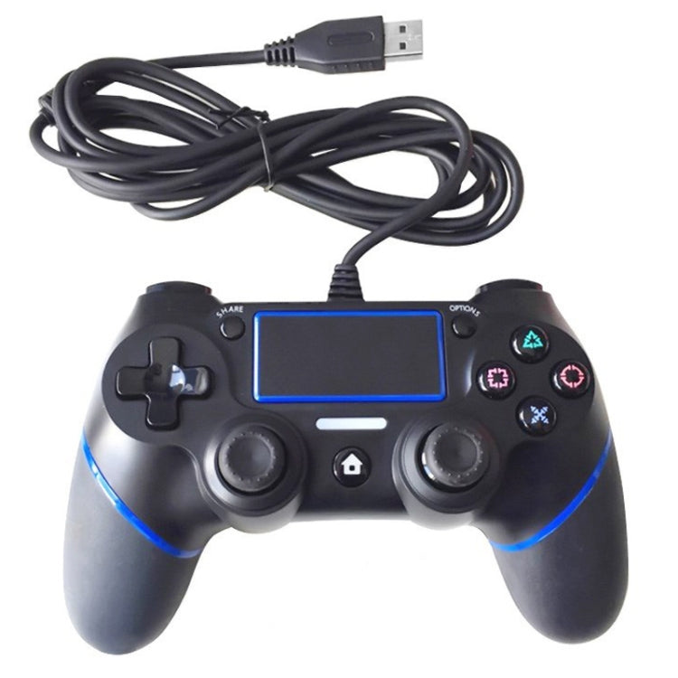 Wired Game Controller for Sony Playstation PS4(Blue) - Gamepads by buy2fix | Online Shopping UK | buy2fix