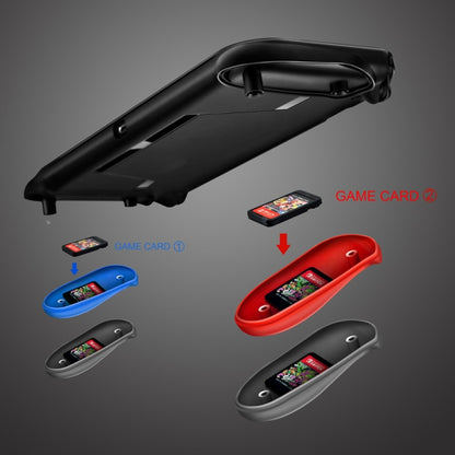 TPU Shell Handle Grip with Game Card Slot Anti-Shock Cover Silicone Case for Nintendo Switch, with Logo - Cases by buy2fix | Online Shopping UK | buy2fix