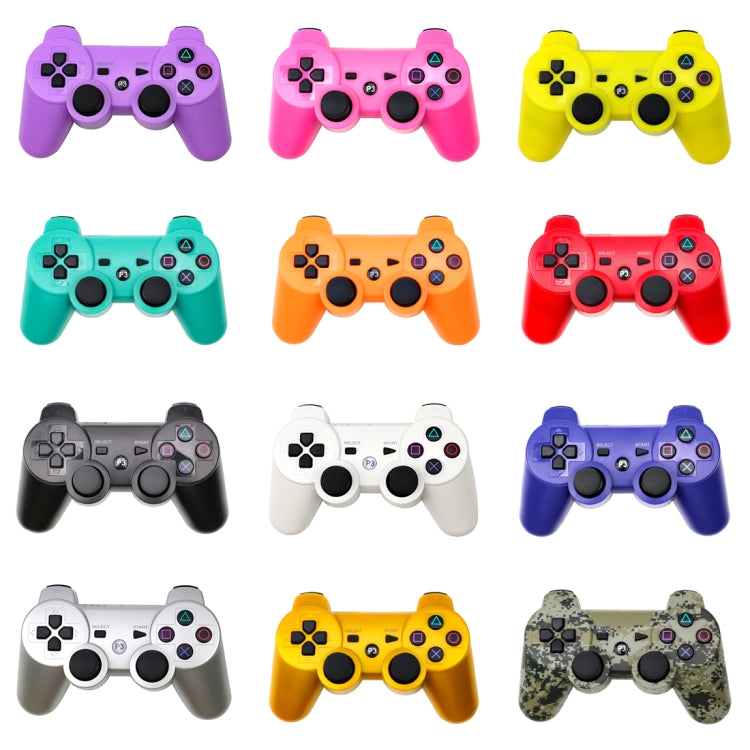 Snowflake Button Wireless Bluetooth Gamepad Game Controller for PS3(Yellow) - Gamepads by buy2fix | Online Shopping UK | buy2fix