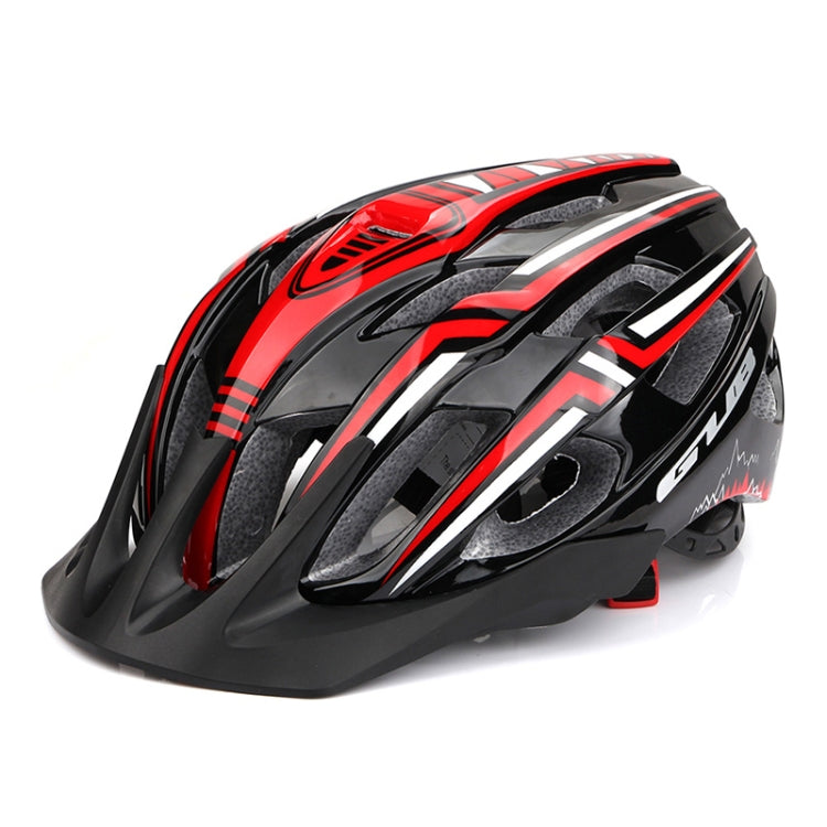 GUB A2 Unisex Bicycle Helmet With Tail Light(Black Red) - Protective Helmet & Masks by GUB | Online Shopping UK | buy2fix