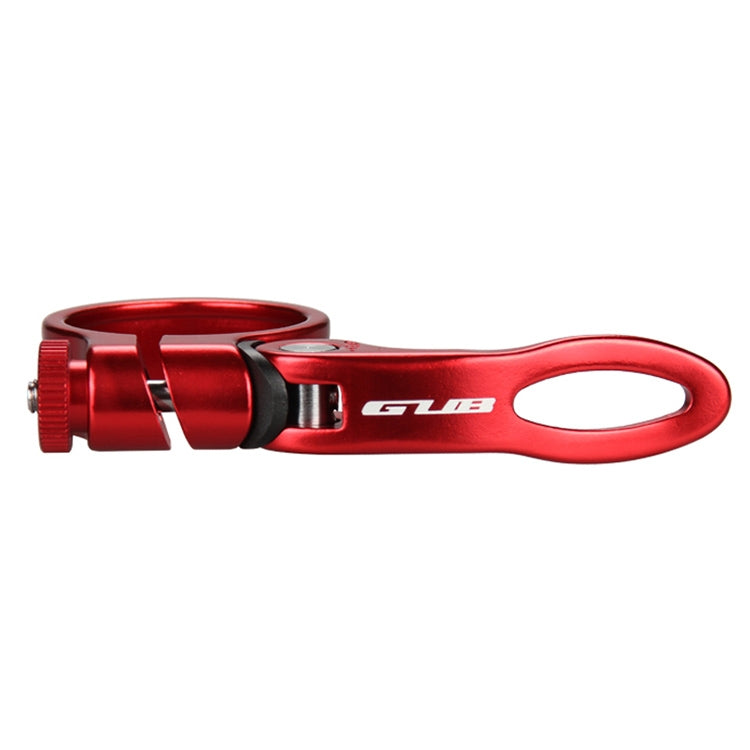 GUB CX-18 31.8mm Aluminum Ultralight Bicycle Seat Post Clamp(Red) - Pipe clamps by GUB | Online Shopping UK | buy2fix