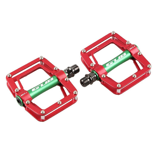 GUB GC010 MTB Bicycle Pedals(Red) - Outdoor & Sports by GUB | Online Shopping UK | buy2fix