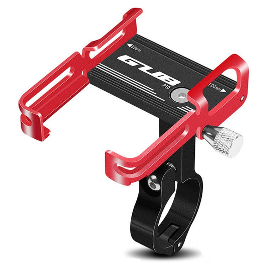 GUB P10 Aluminum Bike Phone Holder(Black Red) - Holders by GUB | Online Shopping UK | buy2fix