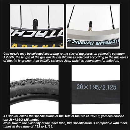 PROMEND 29 x 1.95 FV Mountain Bike Butyl Pneumatic Inner Tube - Outdoor & Sports by PROMEND | Online Shopping UK | buy2fix