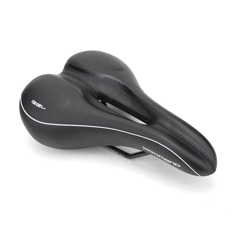 PROMEND SD-565 Hollow Breathable Silicone Bicycle Saddle (Black White) - Outdoor & Sports by PROMEND | Online Shopping UK | buy2fix