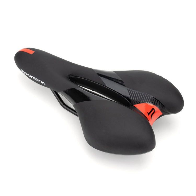PROMEND SD-567 Hollow Breathable Silicone Racing Bicycle Saddle(Black Red) - Outdoor & Sports by PROMEND | Online Shopping UK | buy2fix
