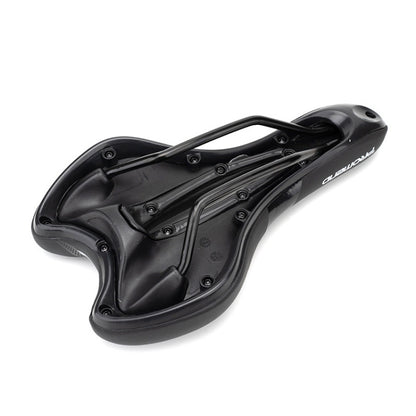 PROMEND SD-567 Hollow Breathable Silicone Racing Bicycle Saddle(Black Red) - Outdoor & Sports by PROMEND | Online Shopping UK | buy2fix