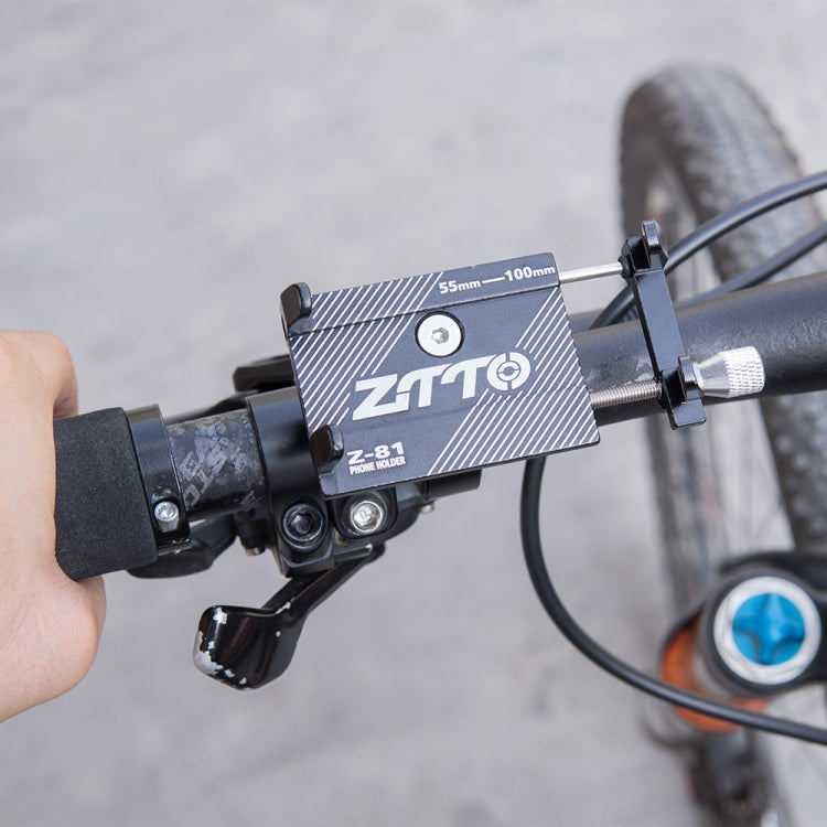 ZTTO Mountain Bike Bicycle Phone Holder Handlebar Frame Motorcycle Riding Bracket (Red) - Holders by ZTTO | Online Shopping UK | buy2fix