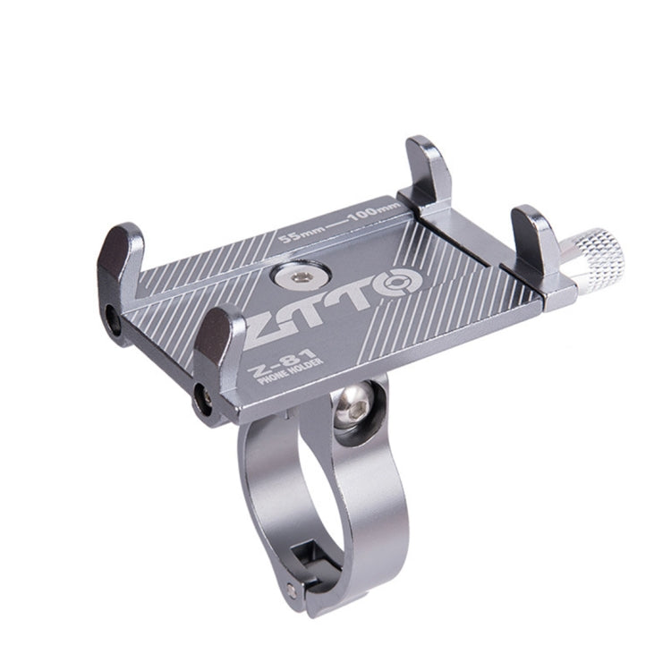 ZTTO Mountain Bike Bicycle Phone Holder Handlebar Frame Motorcycle Riding Bracket (Silver) - Holders by ZTTO | Online Shopping UK | buy2fix