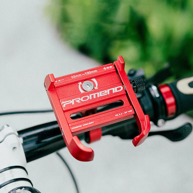 PROMEND SJJ-275 Bicycle Aluminum Alloy Phone Holder for Handlebar (Red) - Outdoor & Sports by PROMEND | Online Shopping UK | buy2fix