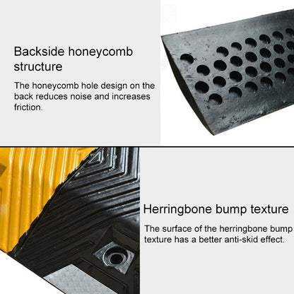 Herringbone Rubber Speed Bump, Size: 100x35x4cm - Speed Bumps by buy2fix | Online Shopping UK | buy2fix