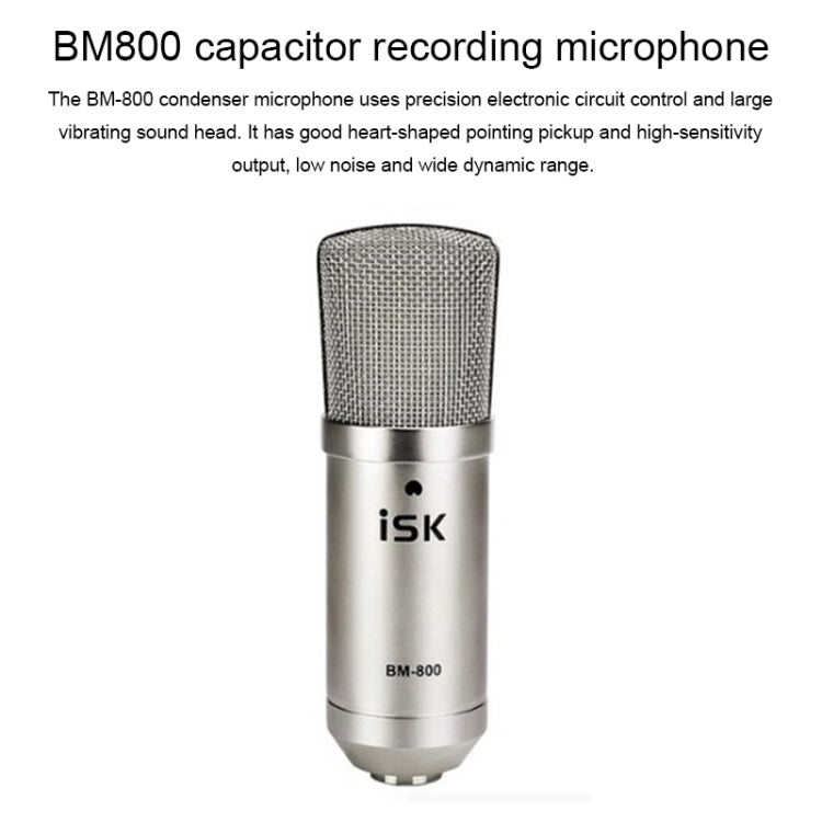 ISK BM-800 Sound Recording Microphone Condenser Mic for Studio and Broadcasting - Consumer Electronics by buy2fix | Online Shopping UK | buy2fix