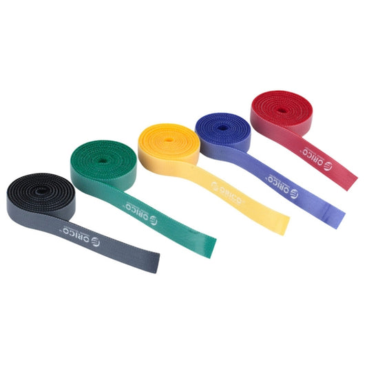ORICO CBT-5S 5 in 1 Colors Reusable & Dividable Hook and Loop Sticky Cable Ties for Data Cable / Power Cord, Length: 1m - Cable Ties & Organizers by ORICO | Online Shopping UK | buy2fix