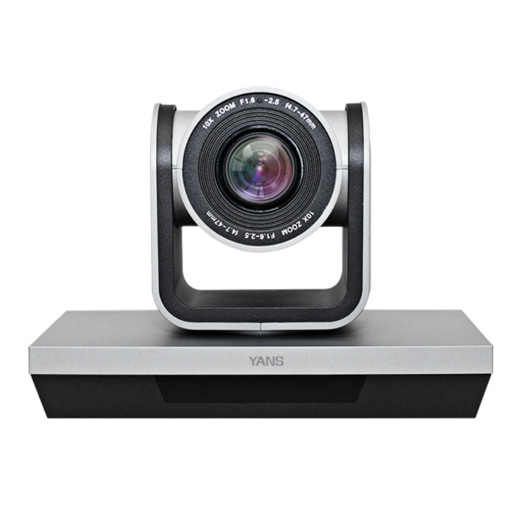 YANS YS-H23U USB HD 1080P 3X Zoom Wide-Angle Video Conference Camera with Remote Control, US Plug (Grey) - HD Camera by YANS | Online Shopping UK | buy2fix