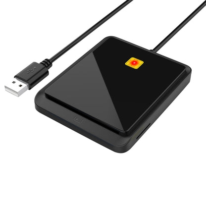 Rocketek CR317 USB 2.0 SIM  / ID / CAC Smart Card 2 in 1 Card Reader (Black) -  by ROCKETEK | Online Shopping UK | buy2fix