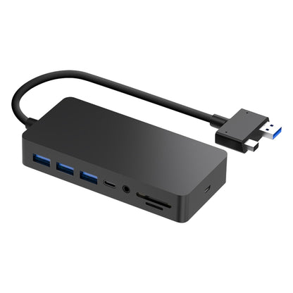 Rocketek SH702 11 in 1 USB 3.0 HUB Adapter with RJ45 for Surface Laptop 1 / 2 - USB 3.0 HUB by ROCKETEK | Online Shopping UK | buy2fix