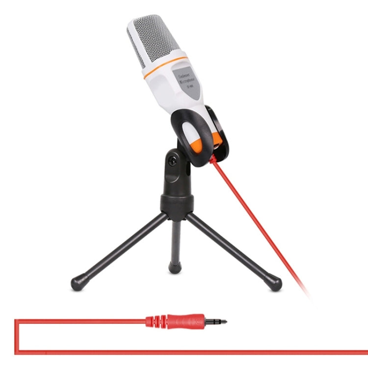 Yanmai SF666 Professional Condenser Sound Recording Microphone with Tripod Holder, Cable Length: 1.3m, Compatible with PC and Mac for Live Broadcast Show, KTV, etc.(White) - Consumer Electronics by Yanmai | Online Shopping UK | buy2fix