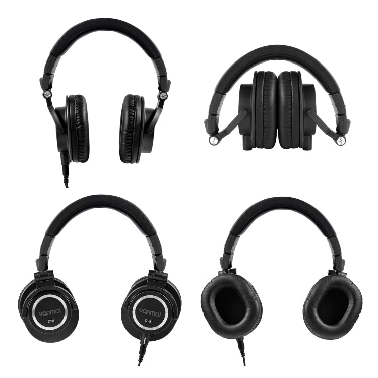 Yanmai D98 Professional Recording Monitor Headphone (Black) - Multimedia Headset by Yanmai | Online Shopping UK | buy2fix