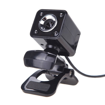 A862 360 Degree Rotatable 480P WebCam USB Wire Camera with Microphone & 4 LED lights for Desktop Skype Computer PC Laptop, Cable Length: 1.4m -  by buy2fix | Online Shopping UK | buy2fix