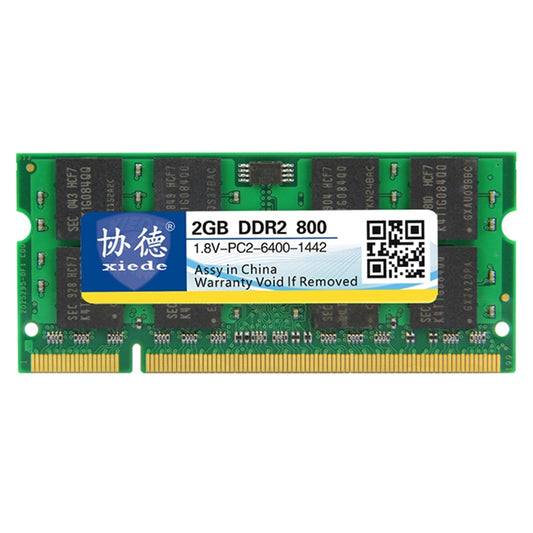 XIEDE X027 DDR2 800MHz 2GB General Full Compatibility Memory RAM Module for Laptop - RAMs by XIEDE | Online Shopping UK | buy2fix