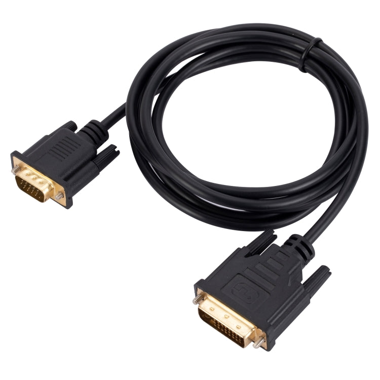 DVI to VGA Adapter Cable Computer Graphics Card Monitor Cable, Length: 3m - VGA Converter by buy2fix | Online Shopping UK | buy2fix