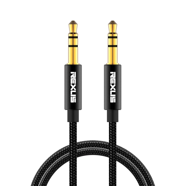 REXLIS 3629 3.5mm Male to Male Car Stereo Gold-plated Jack AUX Audio Cable for 3.5mm AUX Standard Digital Devices, Length: 1.8m - Aux Cable by REXLIS | Online Shopping UK | buy2fix