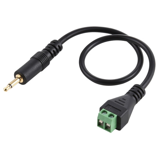 3.5mm Male to 2 Pin Pluggable Terminals Solder-free Connector Solderless Connection Adapter Cable, Length: 30cm - Consumer Electronics by buy2fix | Online Shopping UK | buy2fix