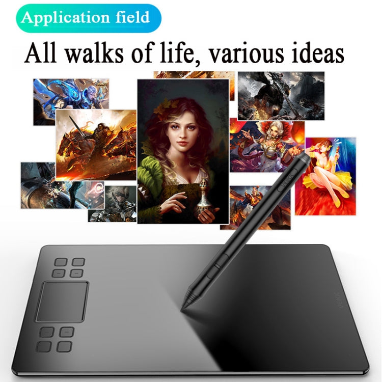 VEIKK A50 10x6 inch 5080 LPI Smart Touch Electronic Graphic Tablet, with Type-c Interface -  by VEIKK | Online Shopping UK | buy2fix