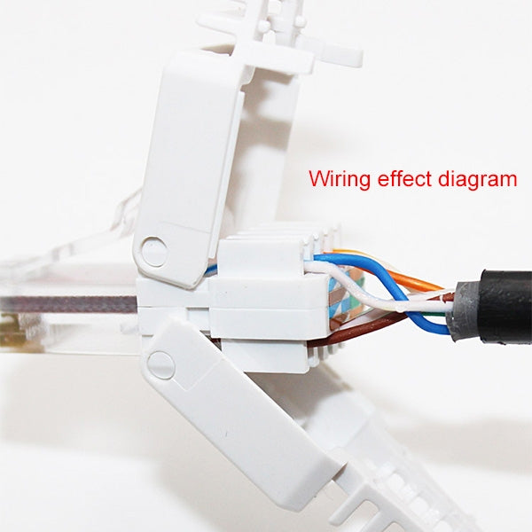 Tool-free Crimping RJ-45 Connector Modular Plug, Short Version UTP Cat6 - Lan Cable and Tools by buy2fix | Online Shopping UK | buy2fix