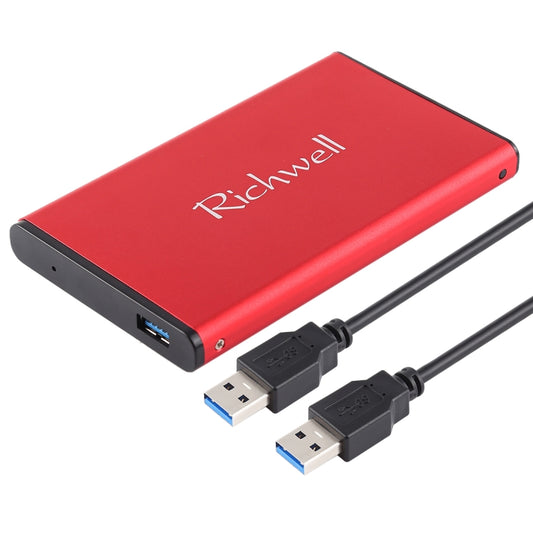 Richwell SATA R2-SATA-500GB 500GB 2.5 inch USB3.0 Super Speed Interface Mobile Hard Disk Drive(Red) - External Hard Drives by Richwell | Online Shopping UK | buy2fix