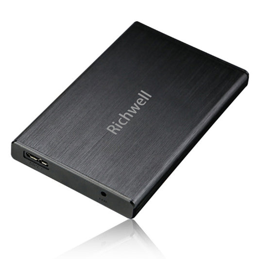 Richwell SATA R23-SATA-1TGB 2.5 inch USB3.0 Interface Mobile Hard Disk Drive, Capacity: 1TB(Black) - External Hard Drives by Richwell | Online Shopping UK | buy2fix