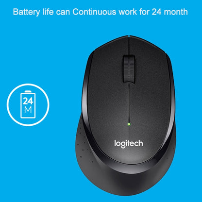 Logitech M330 Wireless Optical Mute Mouse with Micro USB Receiver (Black) - Computer & Networking by Logitech | Online Shopping UK | buy2fix