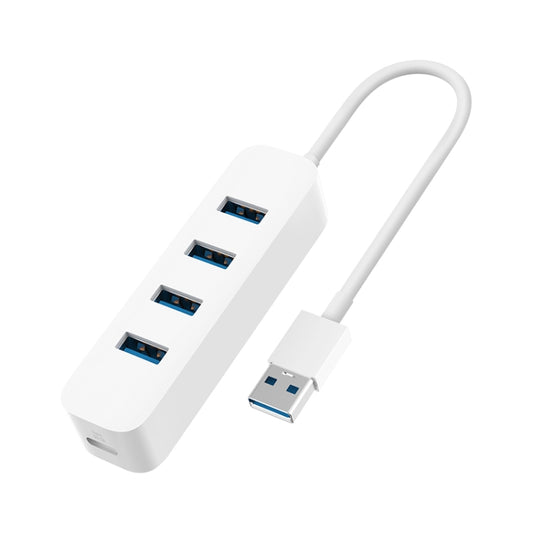 Original Xiaomi 4 Ports USB3.0 Hub with Stand-by Power Supply Interface USB Hub Extender Extension Connector Adapter(White) - Computer & Networking by Xiaomi | Online Shopping UK | buy2fix