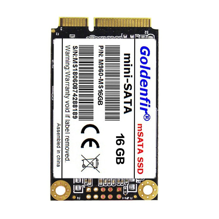 Goldenfir 1.8 inch Mini SATA Solid State Drive, Flash Architecture: TLC, Capacity: 16GB - Computer & Networking by Goldenfir | Online Shopping UK | buy2fix