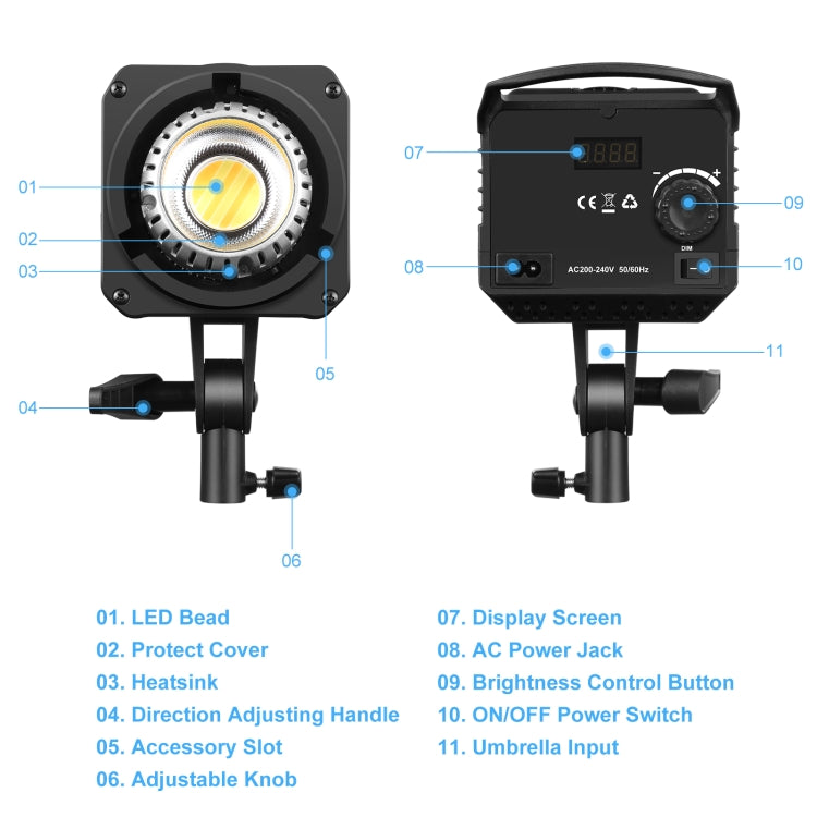 PULUZ 120W Photo Studio Strobe Flash Light Kit with Softbox Reflector & Tripod(EU Plug) - Shoe Mount Flashes by PULUZ | Online Shopping UK | buy2fix