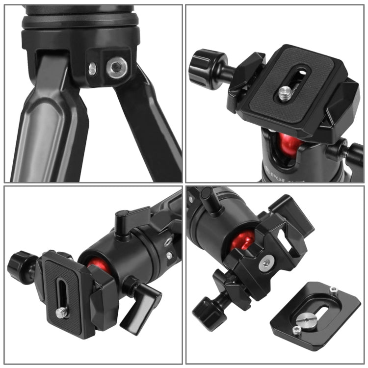 PULUZ Pocket Mini Metal Desktop Tripod Mount with 360 Degree Ball Head for DSLR & Digital Cameras, Adjustable Height: 11-21cm - Tripods by PULUZ | Online Shopping UK | buy2fix