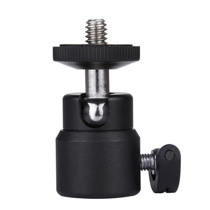 PULUZ 1/4 inch Screw Metal Tripod Ball Head Adapter with Lock - Camera Accessories by PULUZ | Online Shopping UK | buy2fix