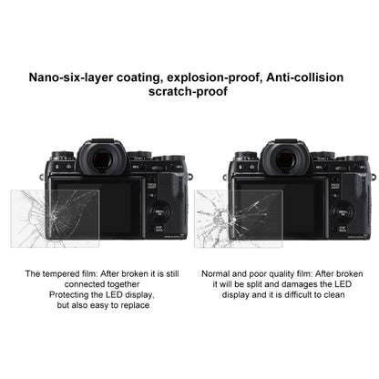 PULUZ 2.5D 9H Tempered Glass Film for Fujifilm X-T1, Compatible with Fujifilm X-T2 / X-A3 / X-A5 / X-A10 / X-A20 - Camera Accessories by PULUZ | Online Shopping UK | buy2fix