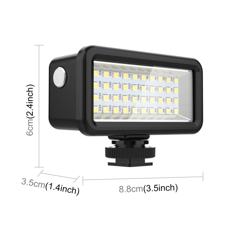 PULUZ 40 LEDs 40m Diving Waterproof Fill Light Camera Video Photo Studio Light (Black) -  by PULUZ | Online Shopping UK | buy2fix